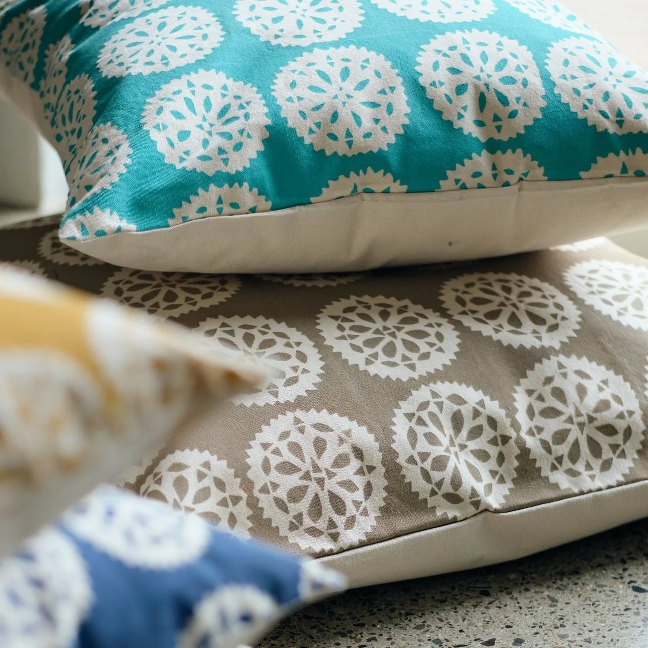 Floor Pillow Cover - Salusalu Print (5)