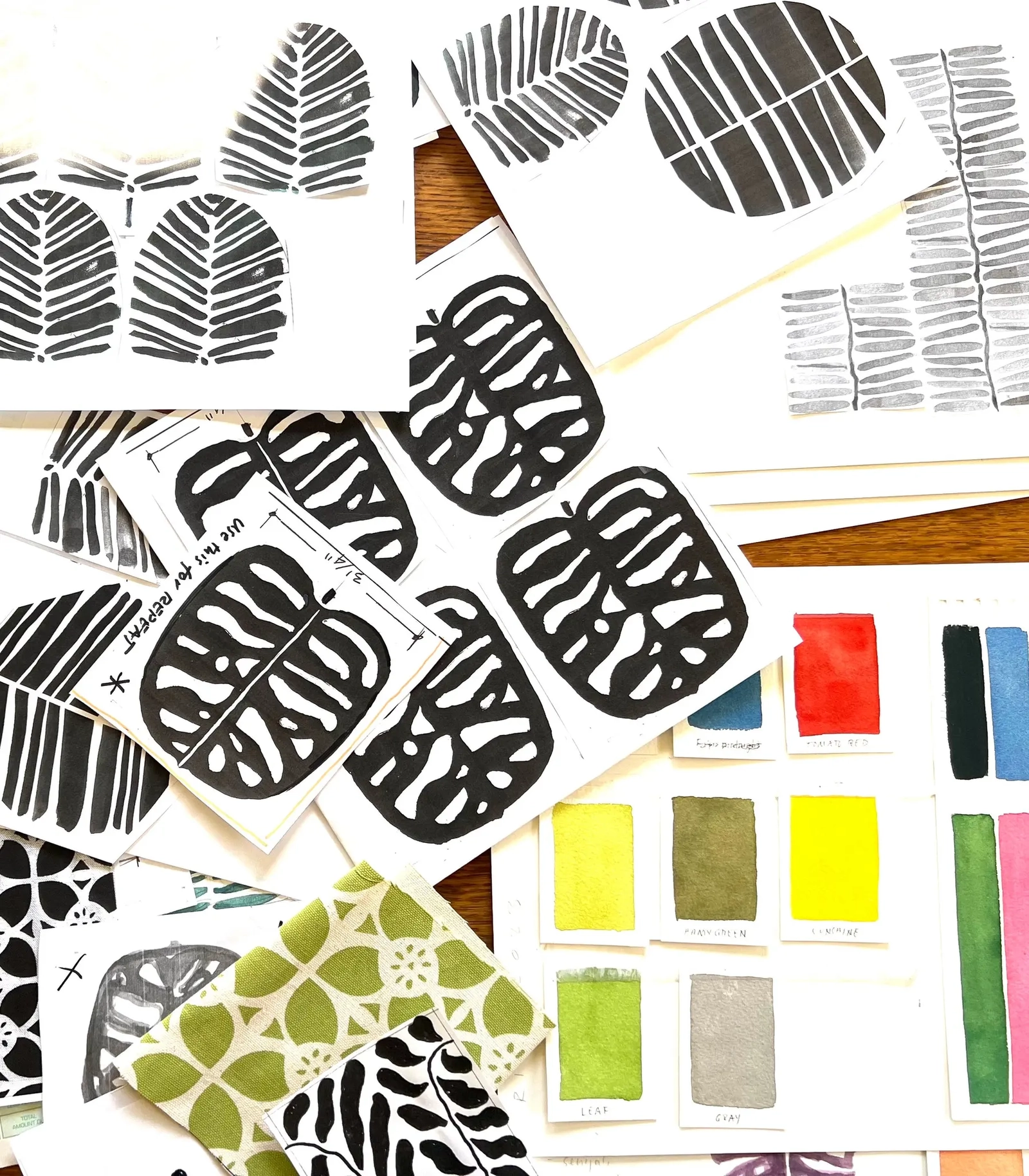 Lumbar Pillow Cover - Laubu Levu Print (20)